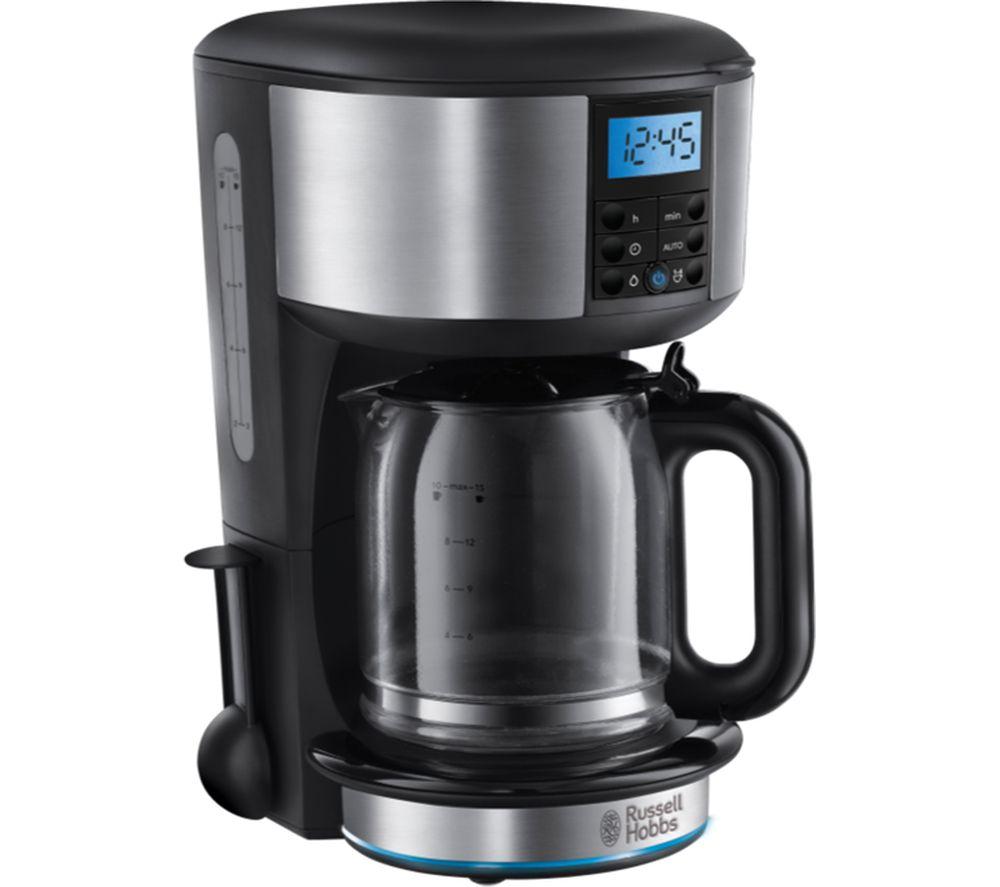 Russell Hobbs Buckingham Fast Brew 20680SS Filter Coffee Machine Brushed Stainless Steel  Stainless Steel
