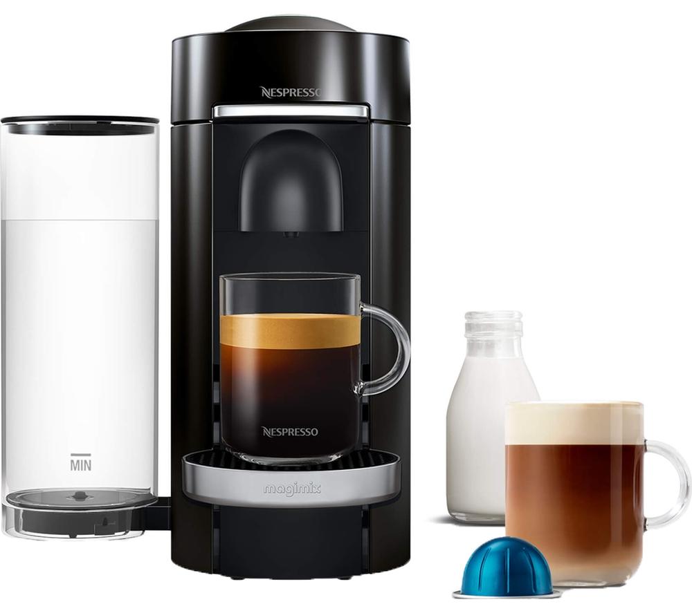 NESPRESSO by Magimix Vertuo Plus M600 Coffee Machine - Piano Black