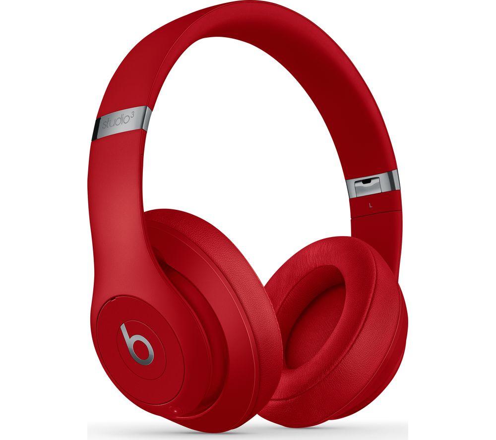BEATS Studio 3 Wireless Bluetooth Noise-Cancelling Headphones - Red
