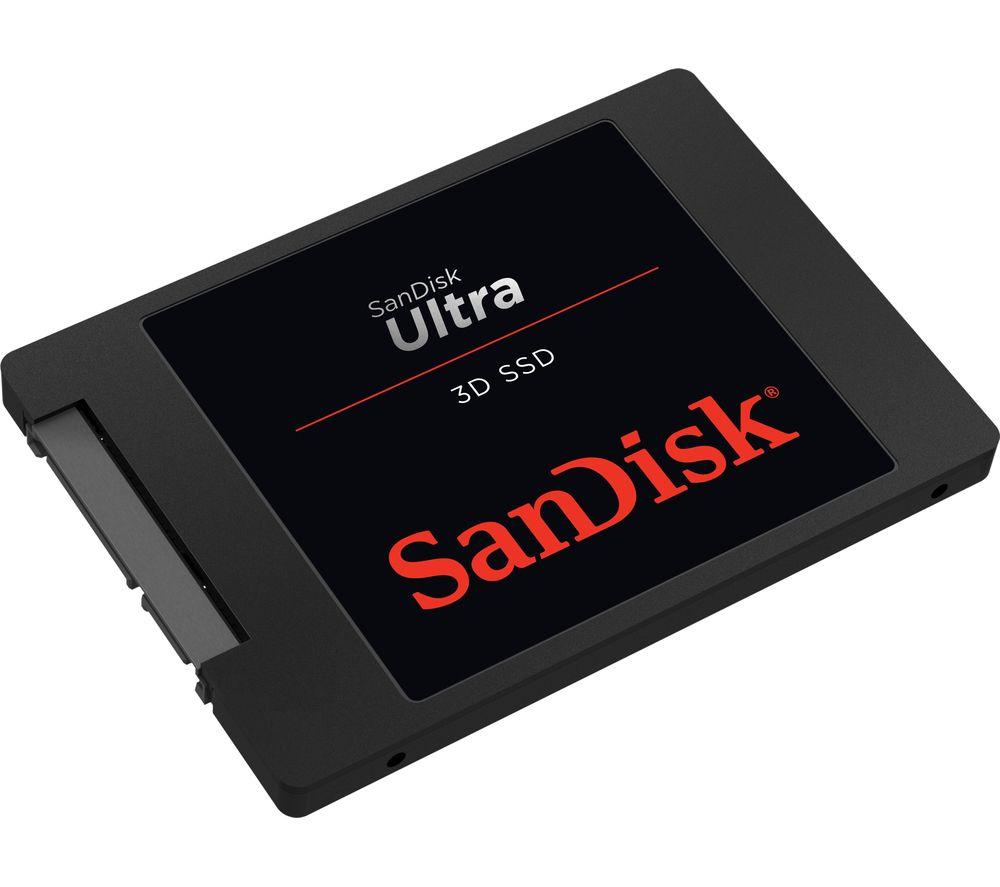 SANDISK Ultra 3D 2.5inch Internal SSD - 500 GB  Black