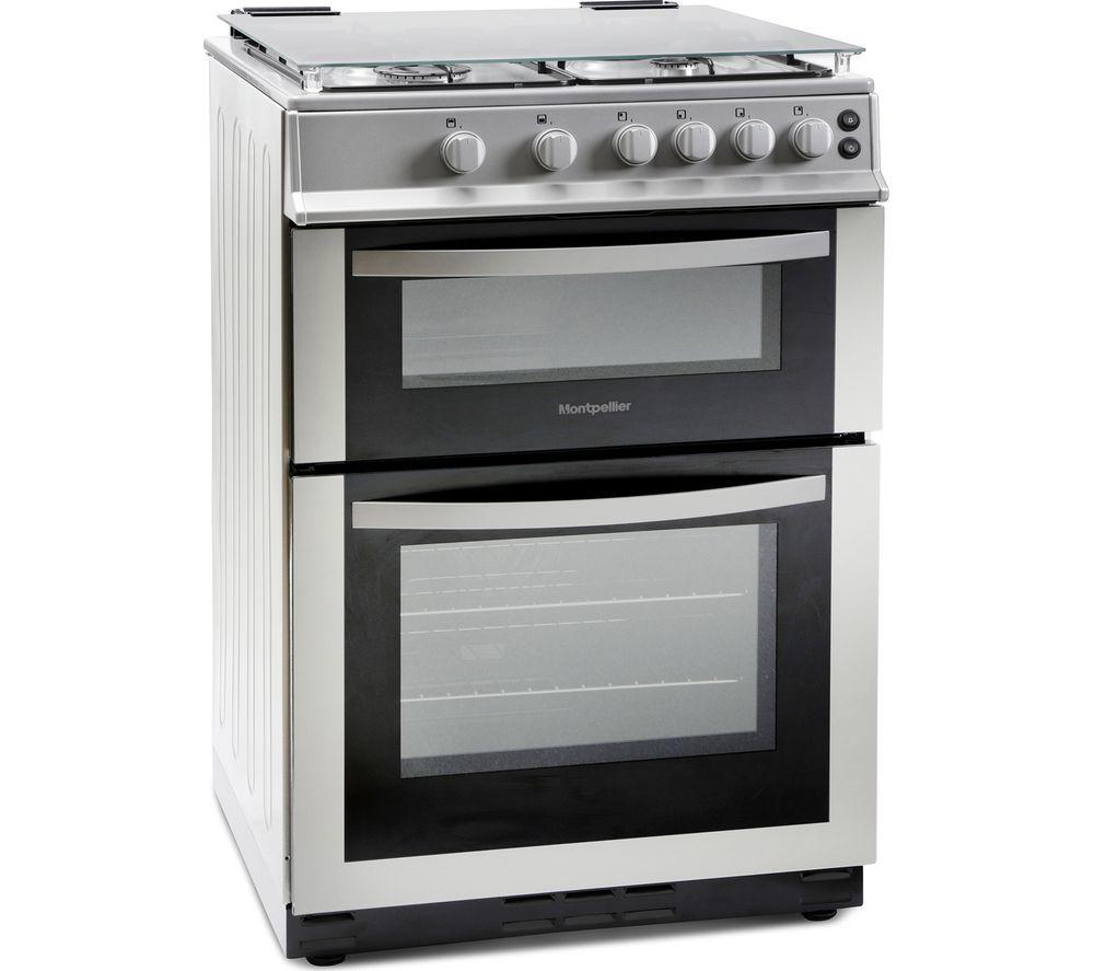 MONTPELLIER MDG600LS 60 cm Gas Cooker - Silver