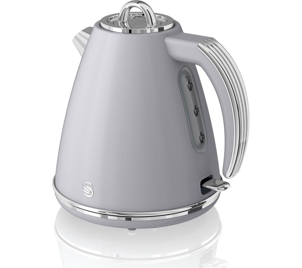 Swan Retro SK19020GRN Jug Kettle Grey