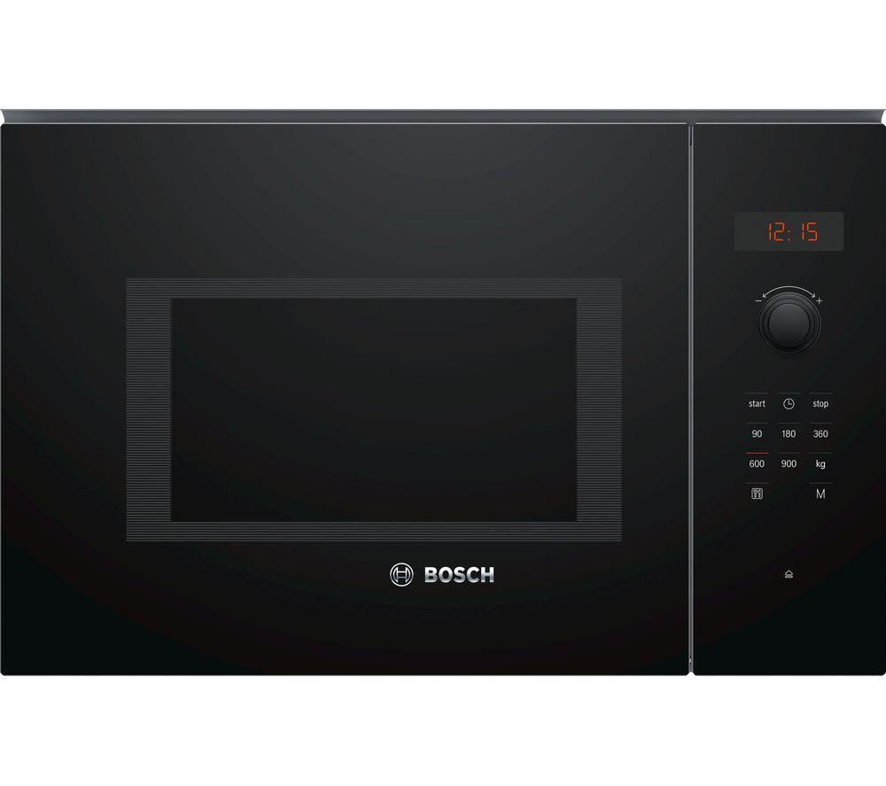BOSCH Serie 4 BFL553MB0B Built-in Solo Microwave - Black