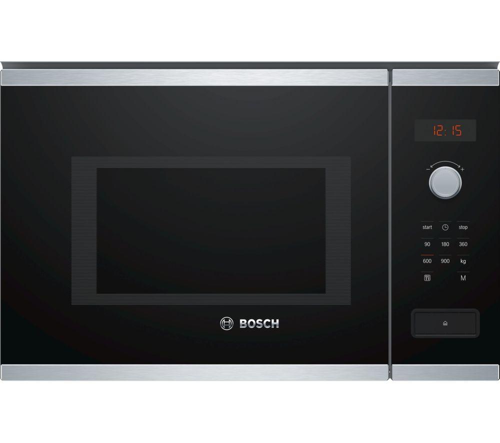 BOSCH Serie 4 BFL553MS0B Built-in Solo Microwave - Stainless Steel