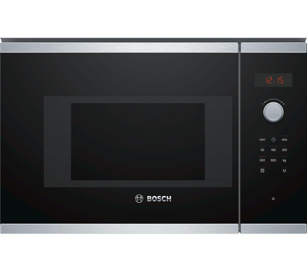 BOSCH Serie 4 BFL523MS0B Built-in Solo Microwave - Stainless Steel