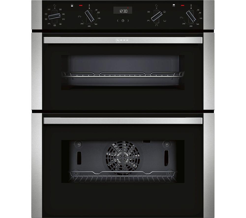 NEFF N50 J1ACE2HN0B Electric Built-under Double Oven - Stainless Steel