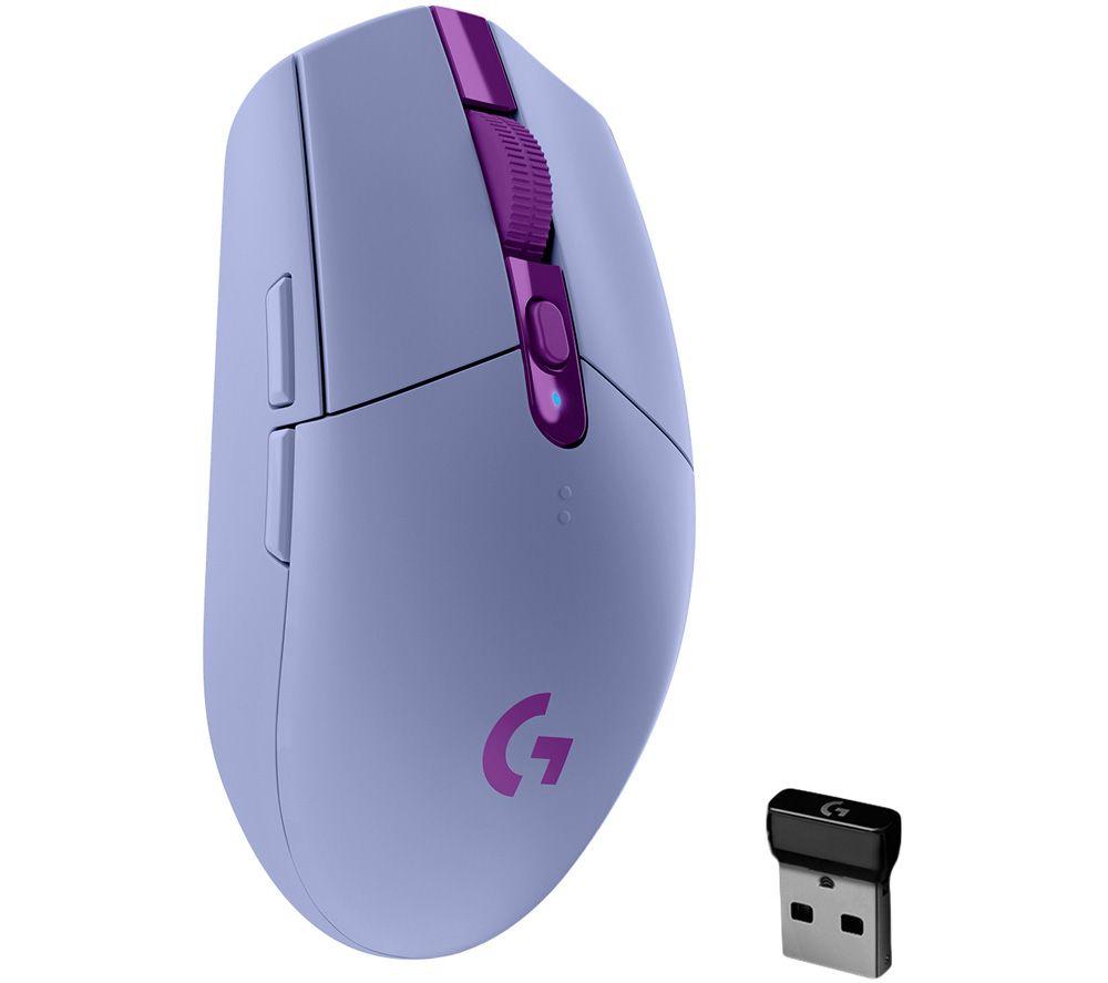 LOGITECH G305 Lightspeed Wireless Optical Gaming Mouse - Lilac  Purple