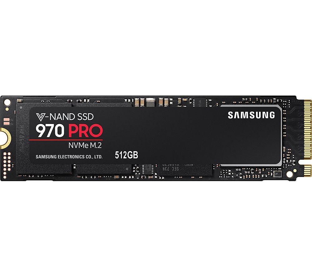 SAMSUNG 970 PRO M.2 2.5inch Internal SSD - 512 GB  Black