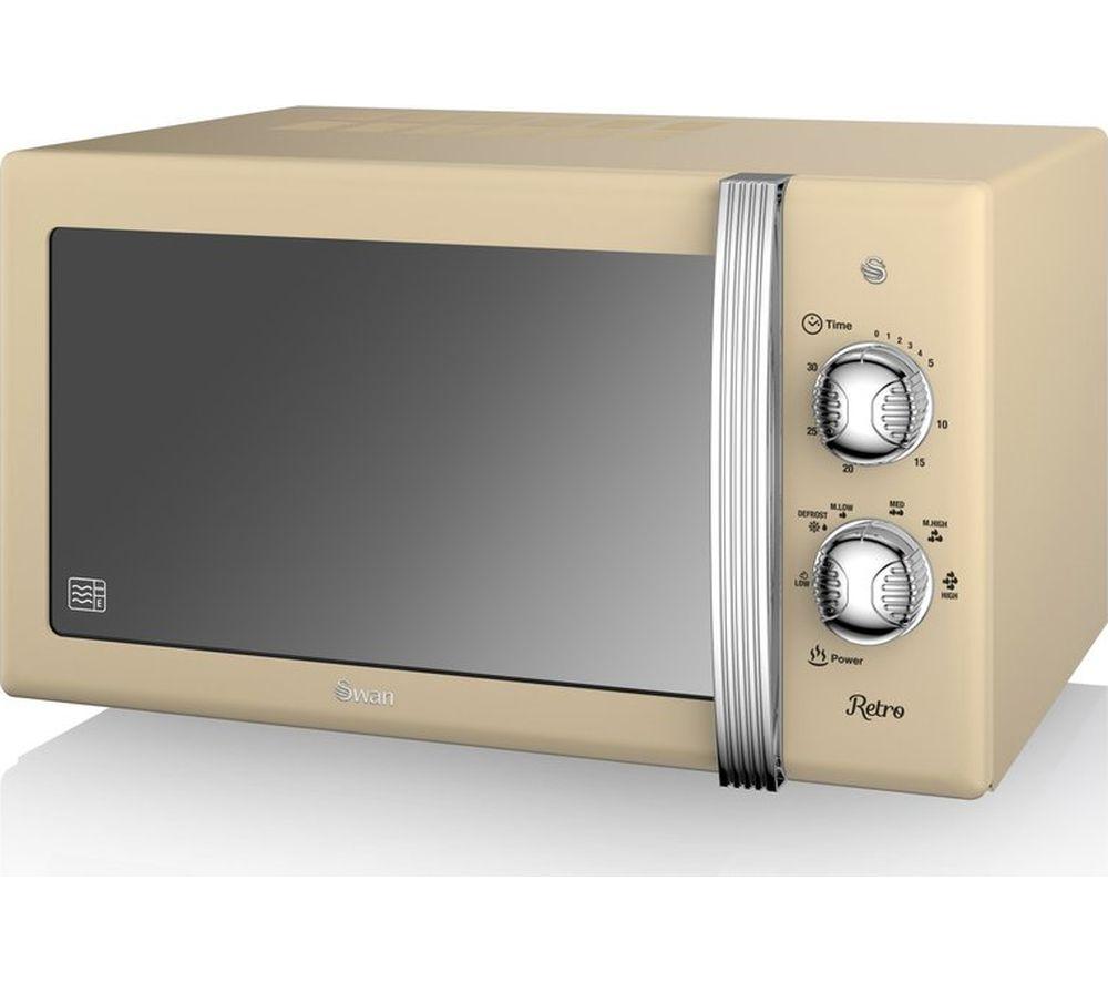 Swan SM22130CN Solo Microwave Cream