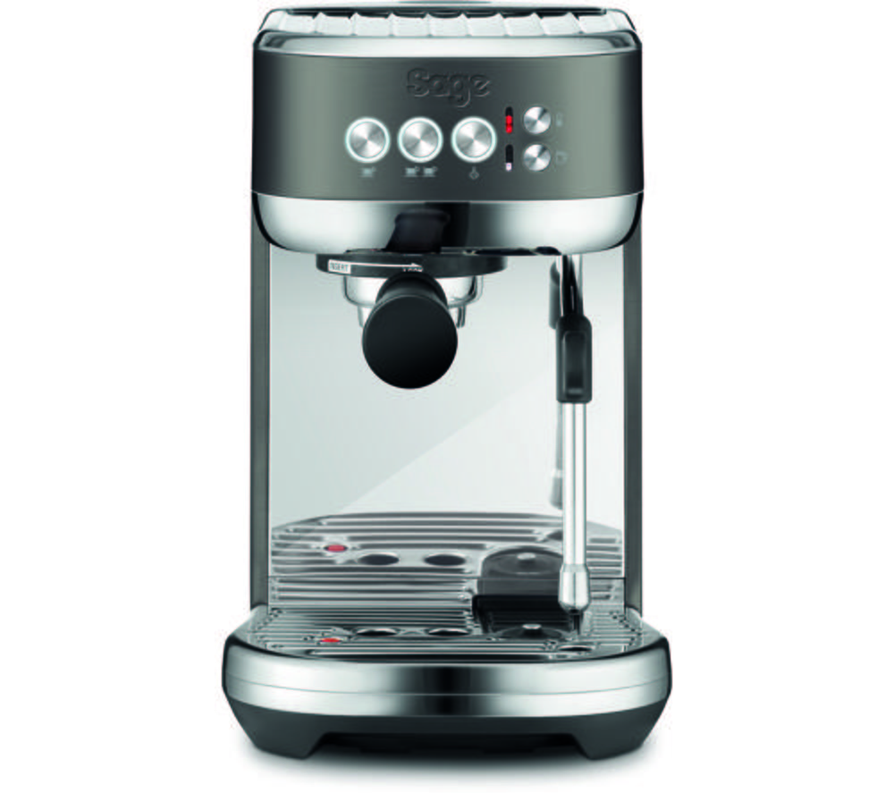 SAGE The Bambino Plus SES500BST Coffee Machine - Black Stainless Steel  Stainless Steel
