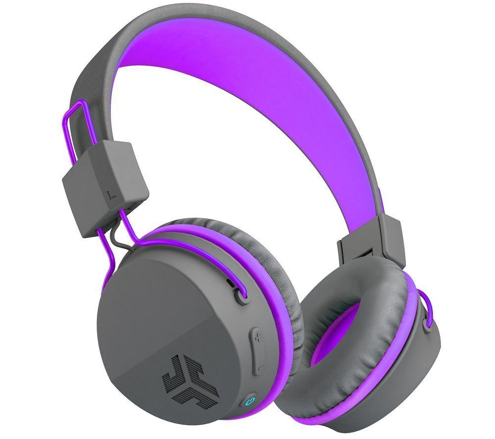 JLAB AUDIO JBuddies Studio Wireless Bluetooth Kids Headphones - Purple