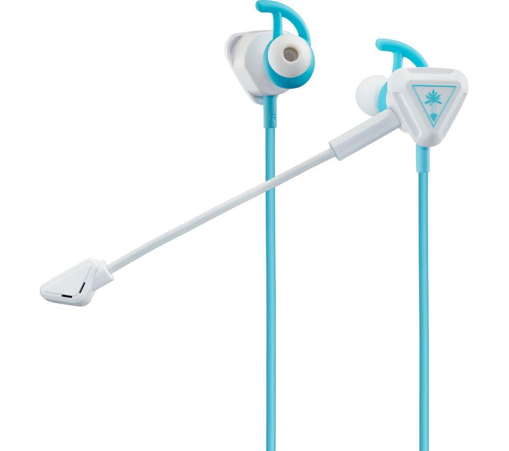 TURTLE BEACH Battle Buds Gaming Headset - White & Teal