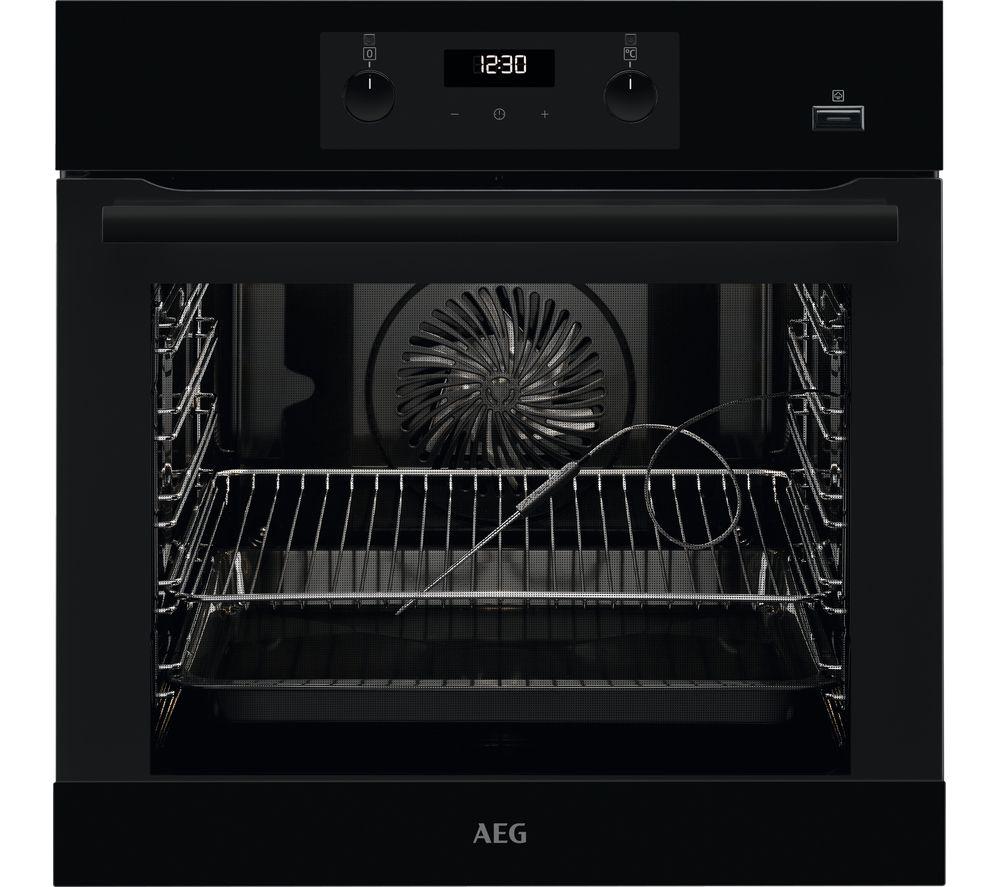 AEG SteamBake BES356010B Electric Steam Oven - Black