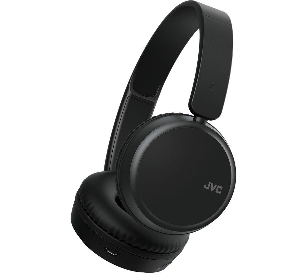 JVC HA-S35BT-B-U Wireless Bluetooth Headphones - Black