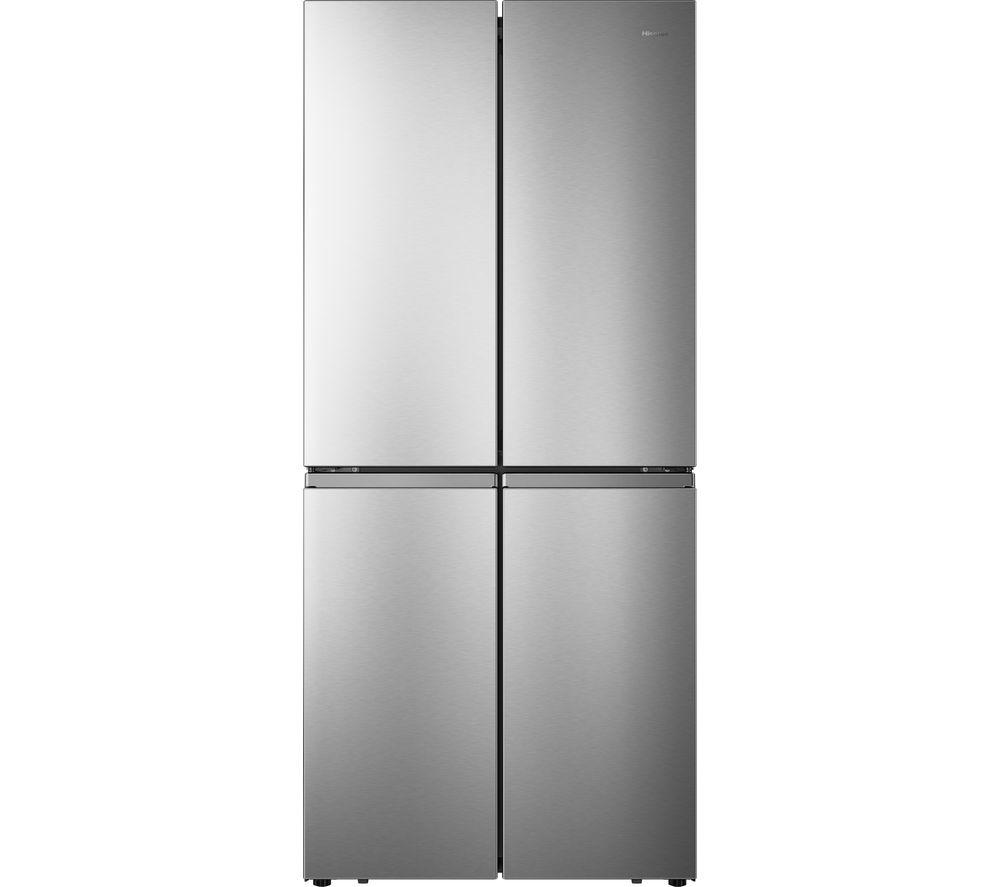 HISENSE PureFlat RQ563N4AI1 Fridge Freezer - Stainless Steel