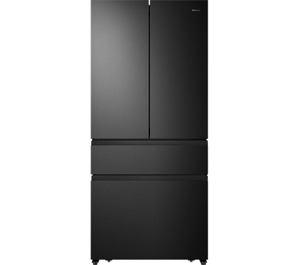 HISENSE PureFlat RF540N4AF1 Fridge Freezer - Black Steel