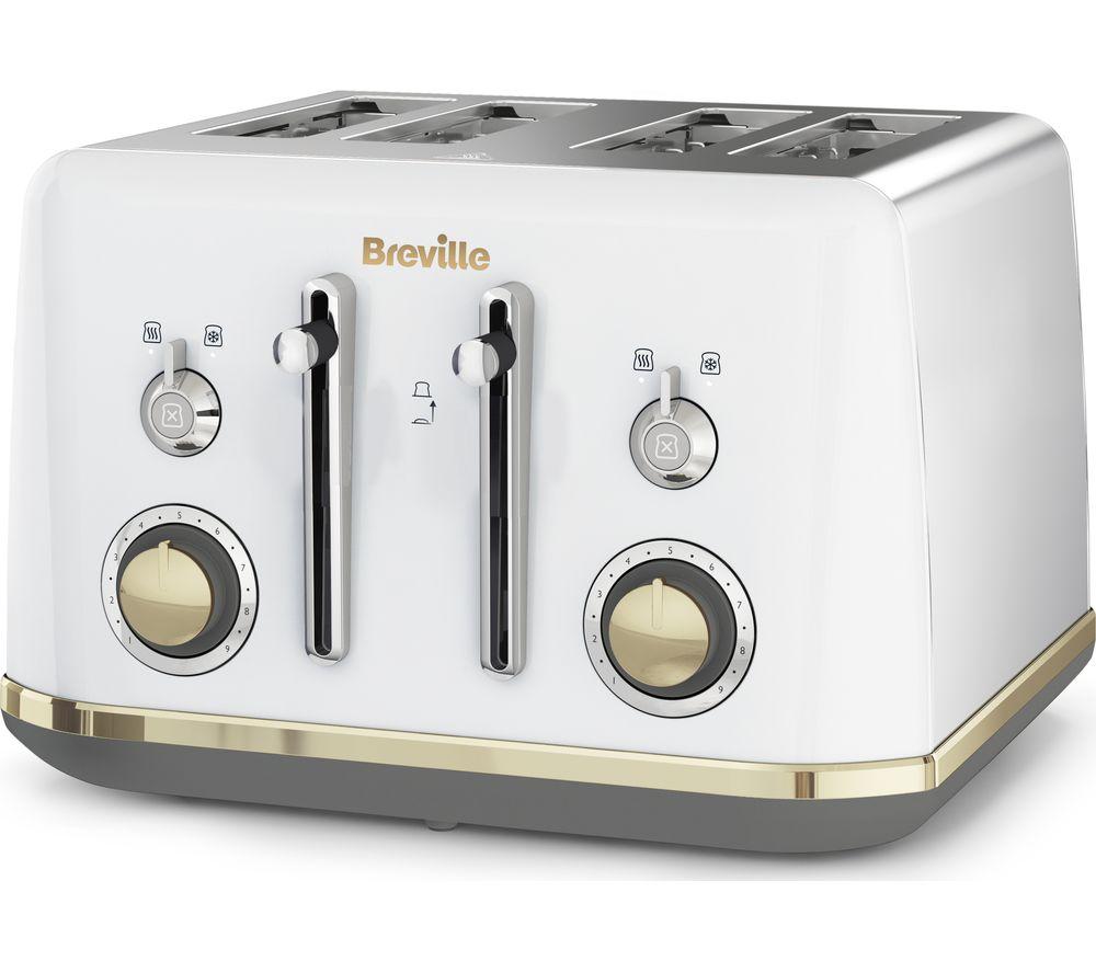 BREVILLE Mostra VTT937 4-Slice Toaster - White