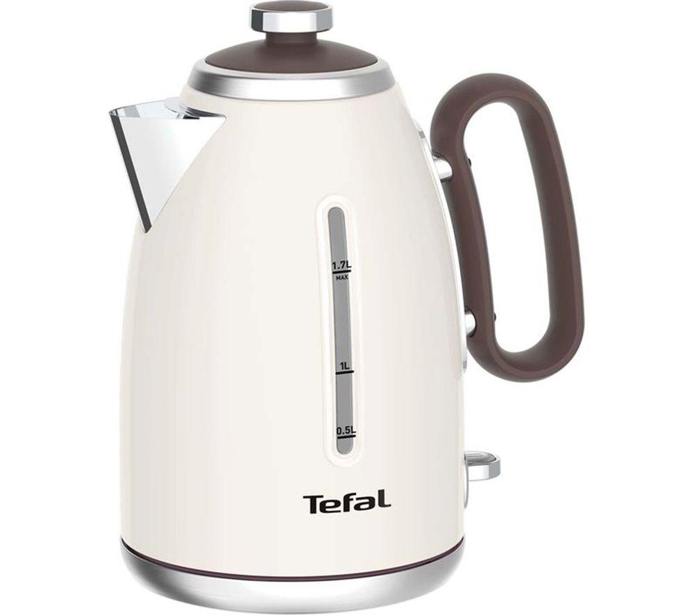TEFAL Retra KI780A40 Jug Kettle - Cream & Mokka