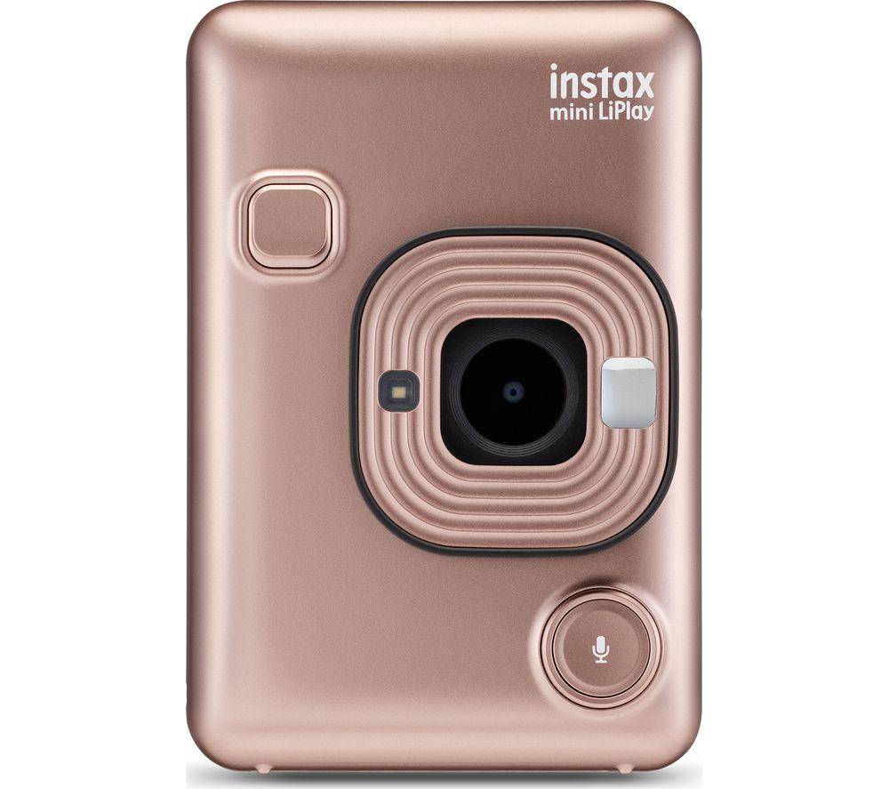INSTAX LiPlay Digital Instant Camera - Blush Gold