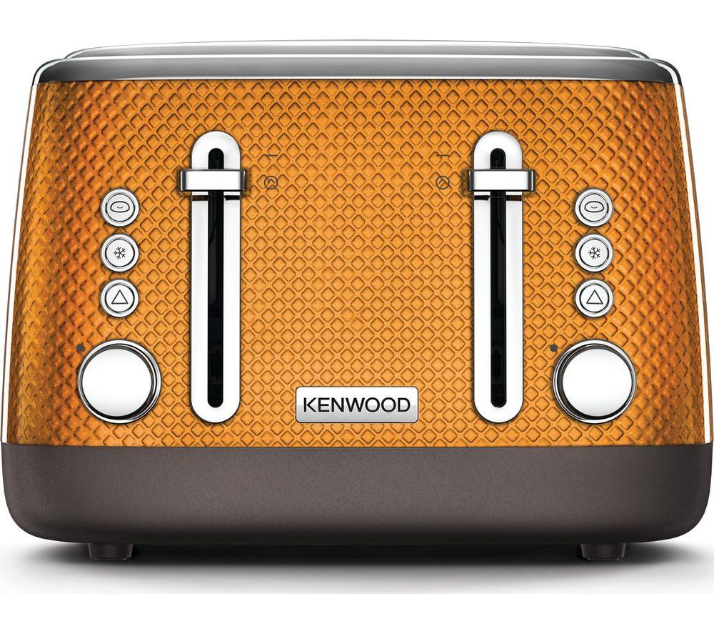 KENWOOD Mesmerine TFM810OR 4-Slice Toaster - Orange