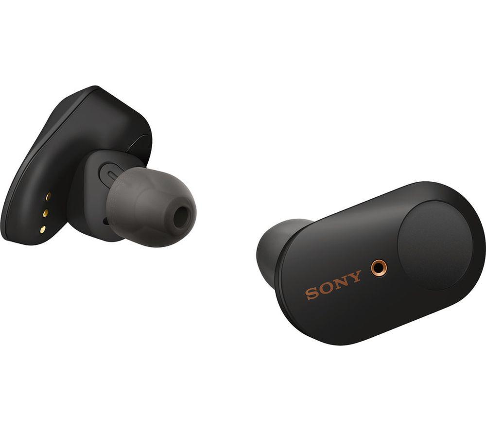 SONY WF-1000XM3 Wireless Bluetooth Noise-Cancelling Earbuds - Black