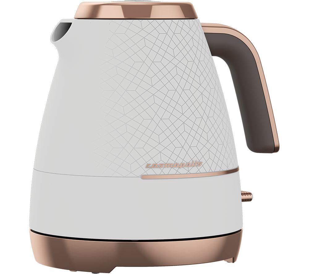 BEKO Cosmopolis WKM8307W Jug Kettle - White & Rose Gold