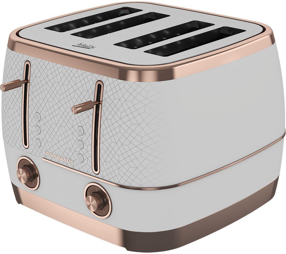 BEKO Cosmopolis TAM8402W 4-Slice Toaster - White