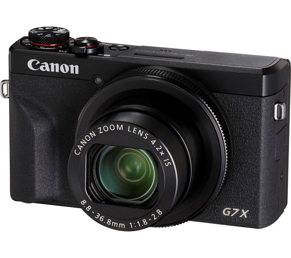 CANON PowerShot G7 X Mark III High Performance Compact Camera - Black