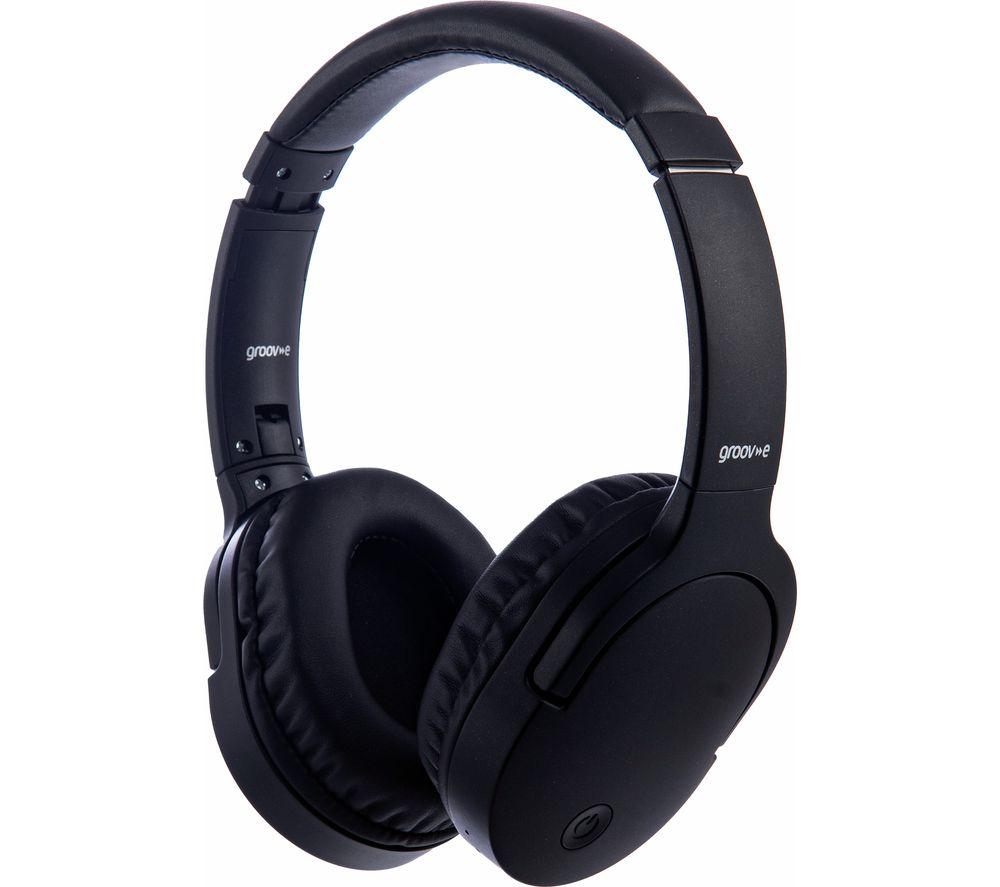 GROOV-E Ultra GV-BT750-BK Wireless Bluetooth Headphones - Black