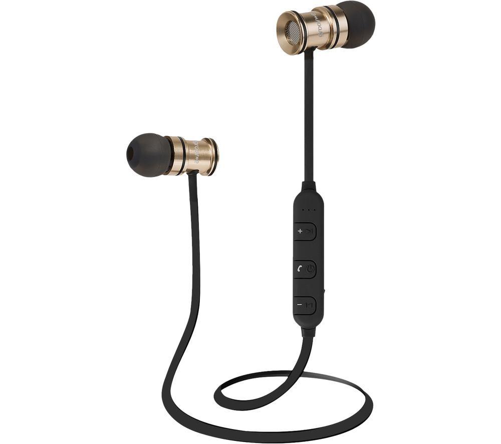 GROOV-E Boom Buds Wireless Bluetooth Earphones - Gold
