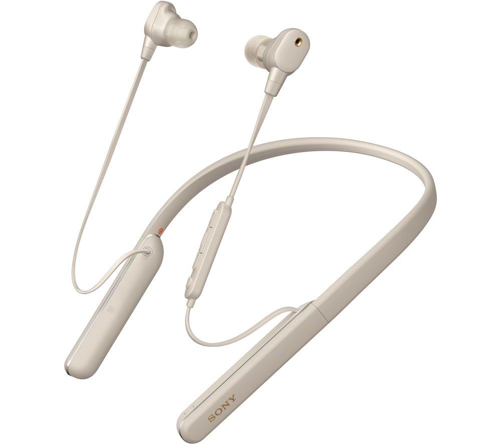 SONY WI-1000XM2 Wireless Bluetooth Noise-Cancelling Earphones - Silver