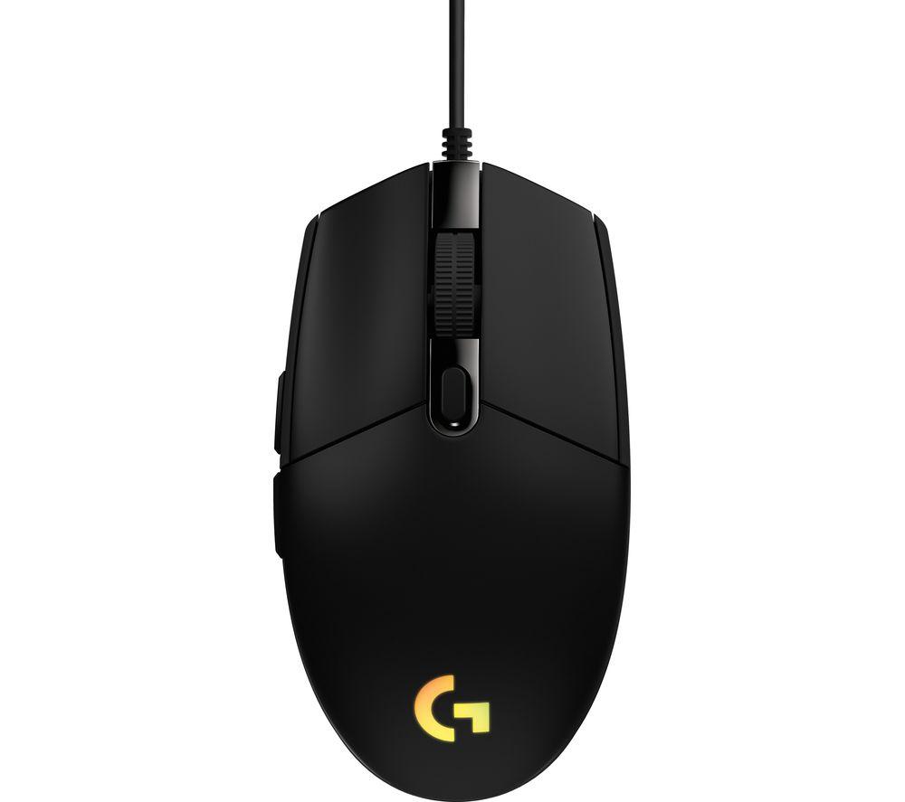 LOGITECH G203 Lightsync Optical Gaming Mouse  Black