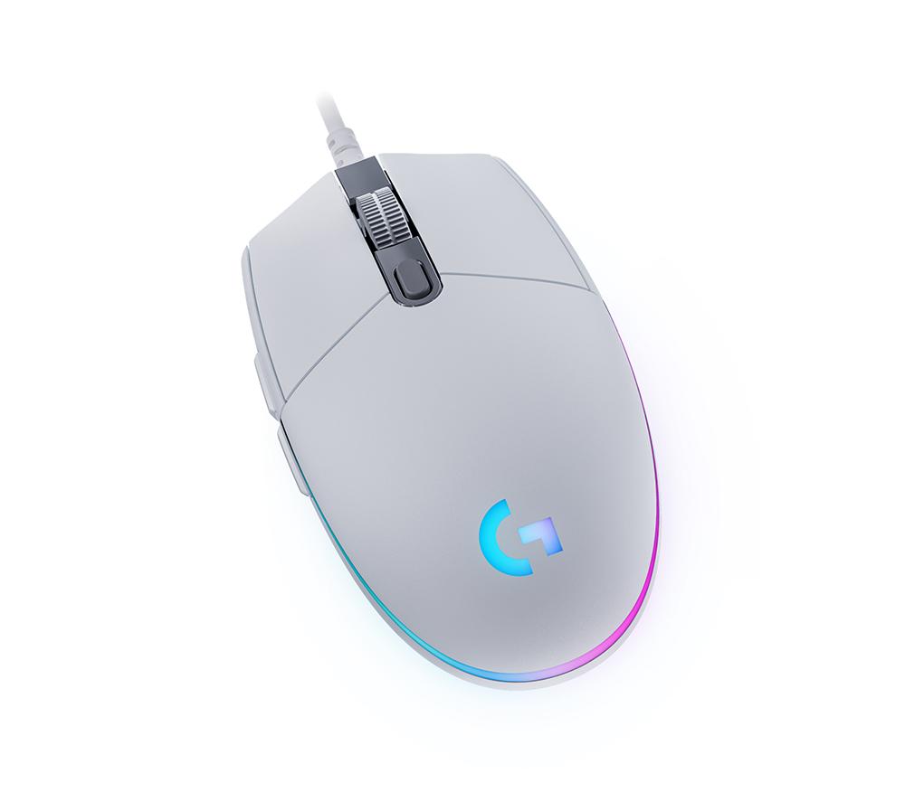 LOGITECH G203 Lightsync Optical Gaming Mouse - White