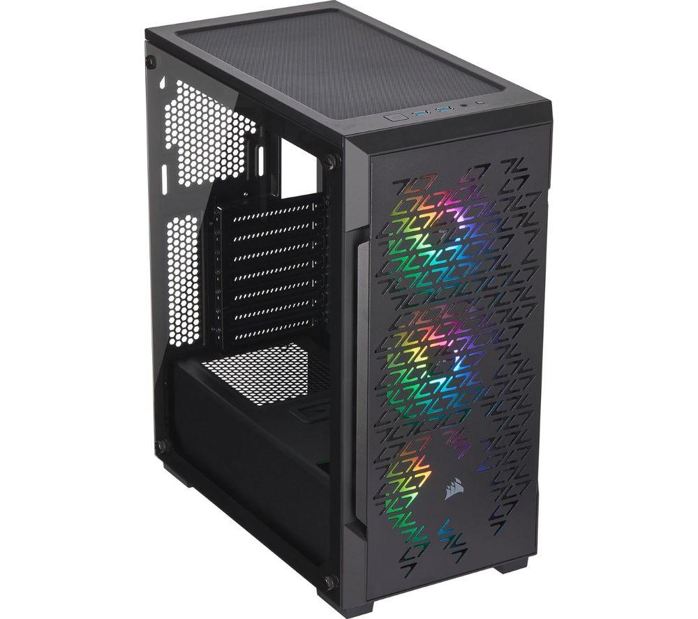 CORSAIR iCUE 220T Mid-Tower ATX PC Case - Black