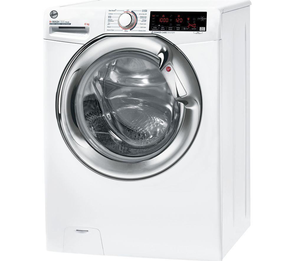 HOOVER H-WASH 300 H3WS68TAMCE NFC 8 kg 1600 Spin Washing Machine - White