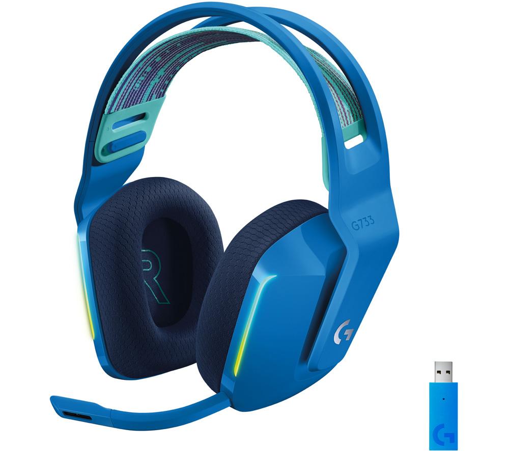 LOGITECH G733 LIGHTSPEED Wireless Gaming Headset - Blue