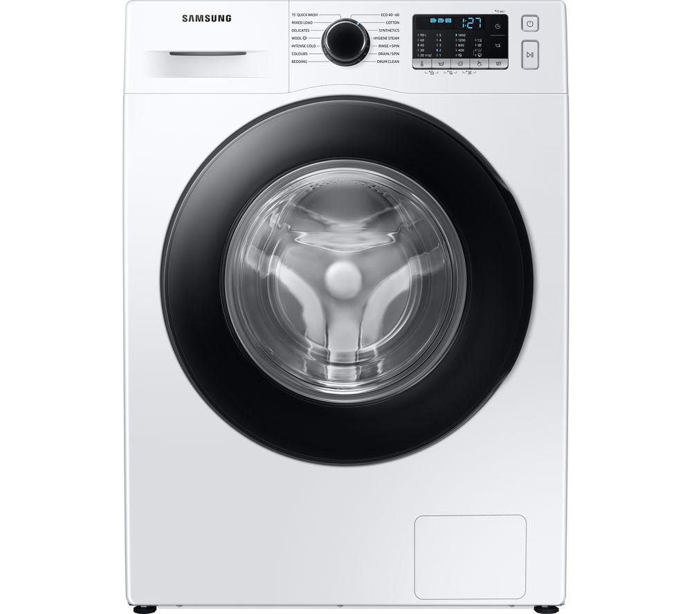 SAMSUNG Ecobubble WW80TA046AE/EU 8 kg 1400 Spin Washing Machine - White