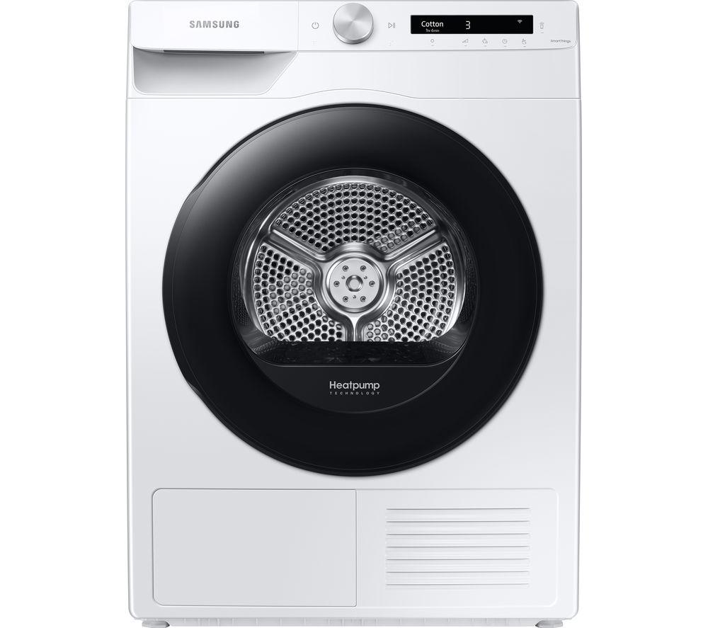 SAMSUNG DV80T5220AW/S1 WiFi-enabled 8 kg Heat Pump Tumble Dryer - White