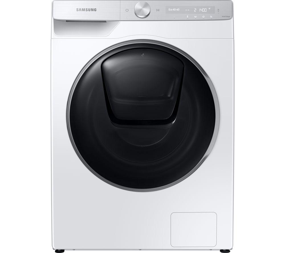 SAMSUNG QuickDrive WD80T954DSH/S1 WiFi-enabled 8 kg Washer Dryer - White`