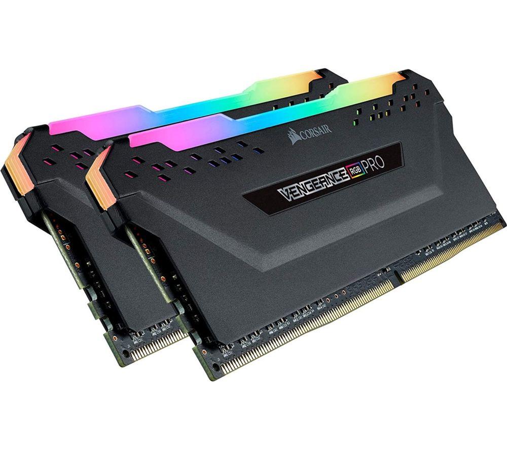 CORSAIR Vengeance Pro RGB DDR4 3600 MHz PC RAM - 8 GB x 2