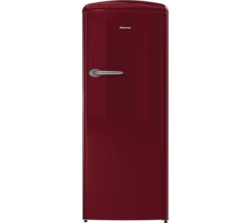 HISENSE RR330D4OR2UK Tall Fridge - Red