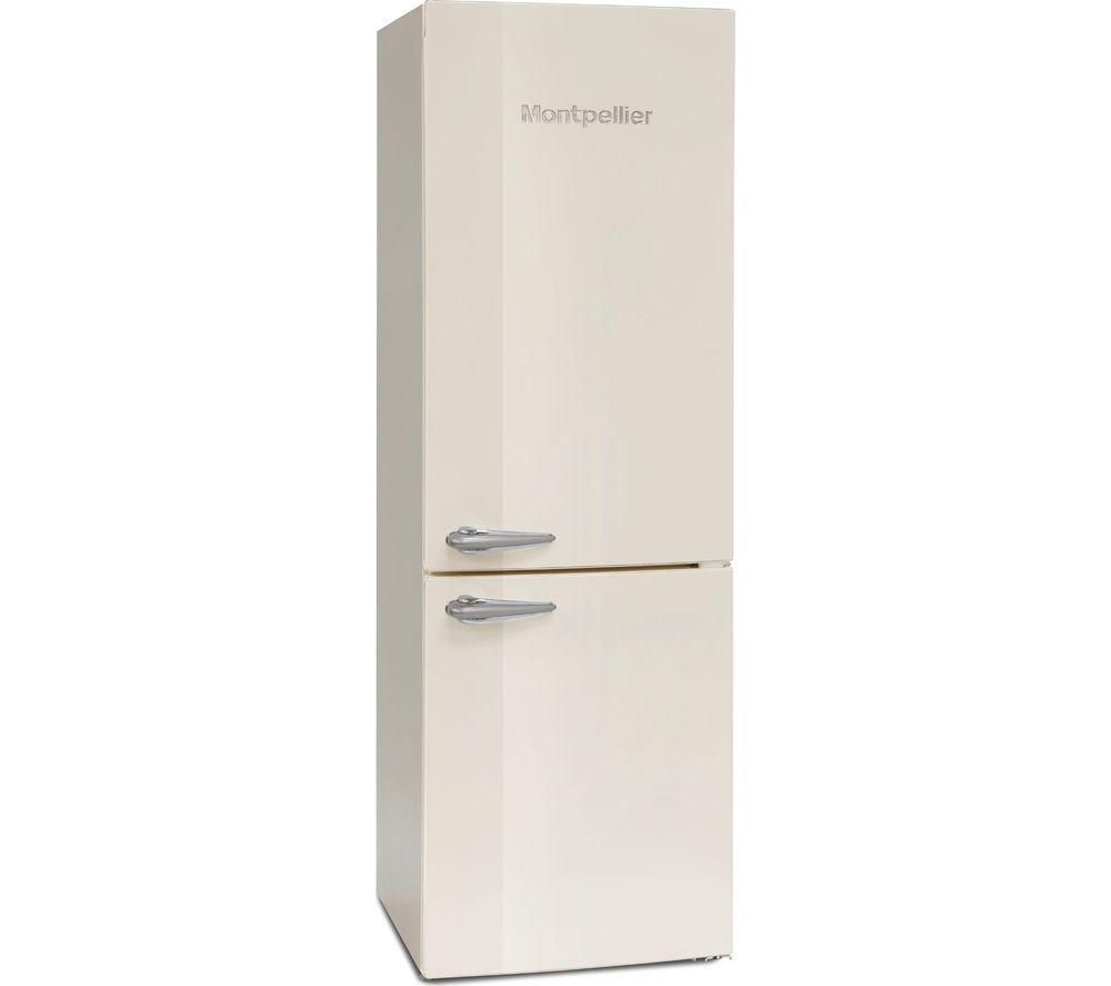 MONTPELLIER Retro MAB386C 60/40 Fridge Freezer - Cream