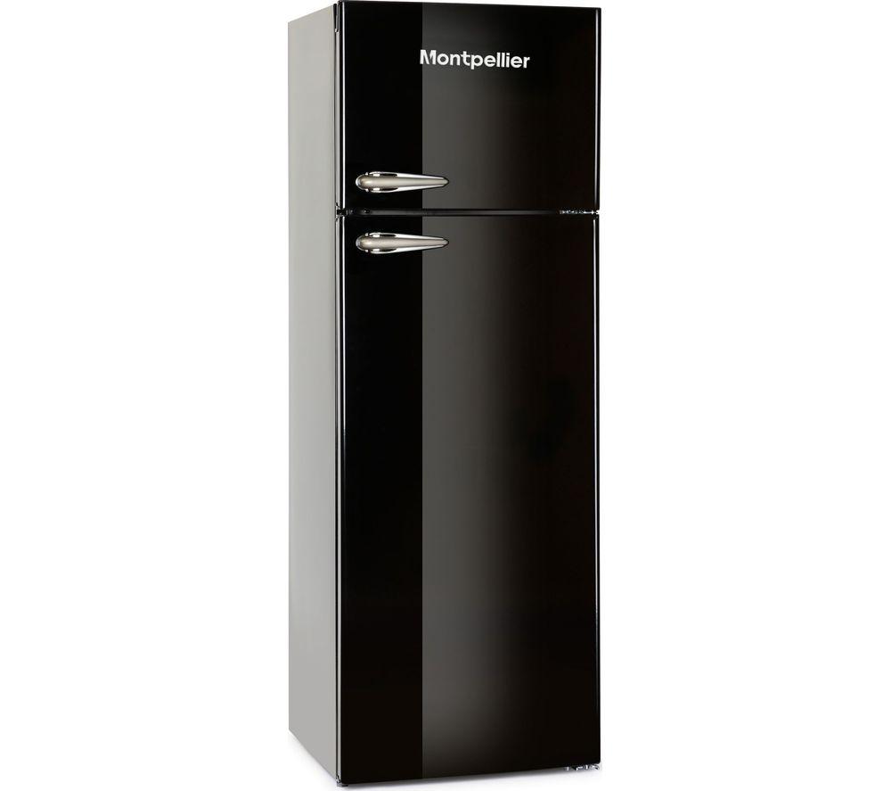 MONTPELLIER Retro MAB346K 80/20 Fridge Freezer - Black