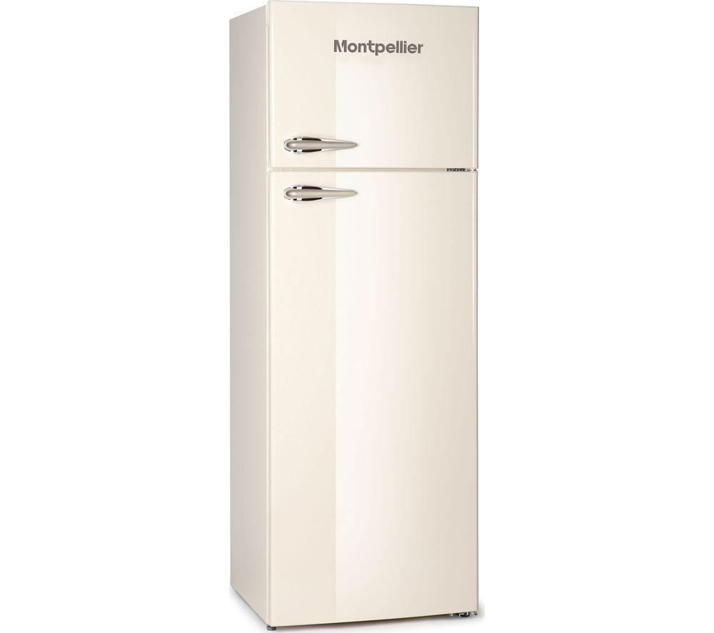 MONTPELLIER Retro MAB346C 80/20 Fridge Freezer - Cream