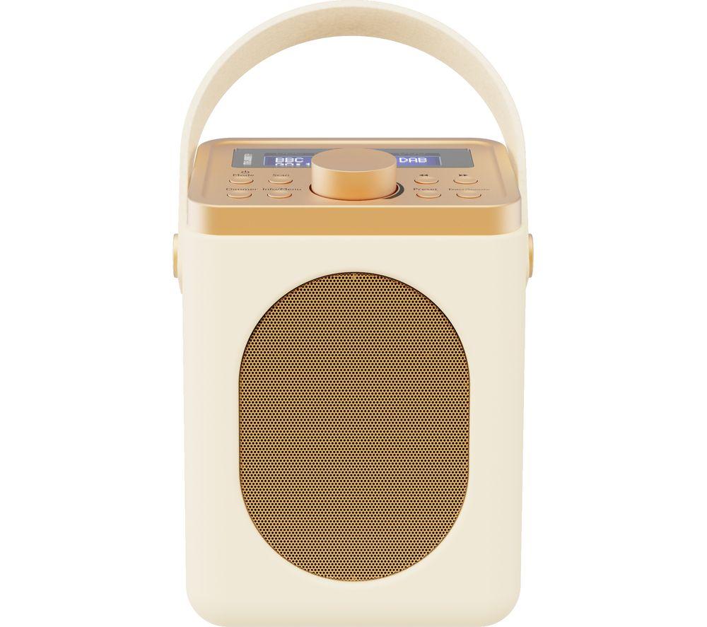 MAJORITY Little Shelford LSH-DAB-CRM Portable DAB Bluetooth Radio - Cream