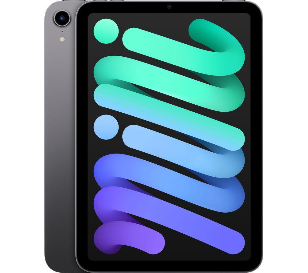 APPLE 8.3inch iPad mini (2021) - 256 GB  Space Grey  Silver/Grey