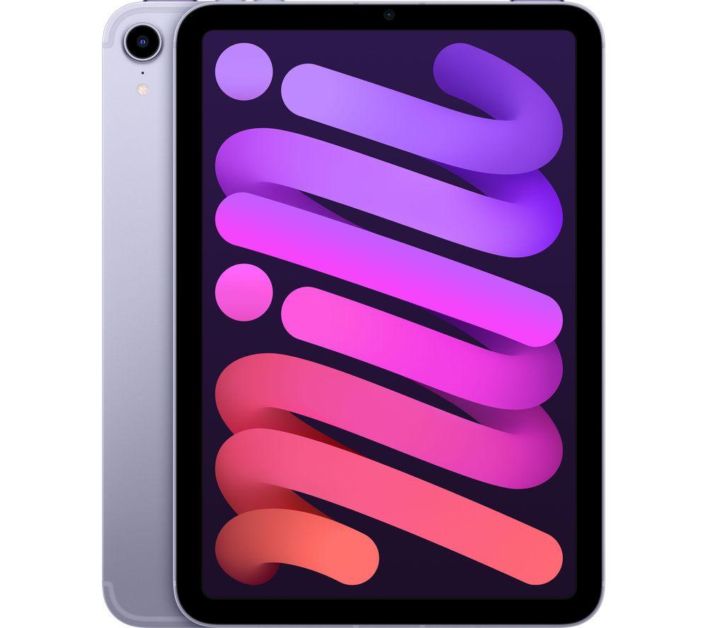 APPLE 8.3inch iPad mini Cellular (2021) - 256 GB  Purple  Silver/Grey