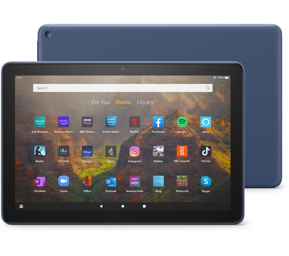 Amazon Fire HD 10 10.1inch Tablet (2021) - 32 GB  Denim  Blue