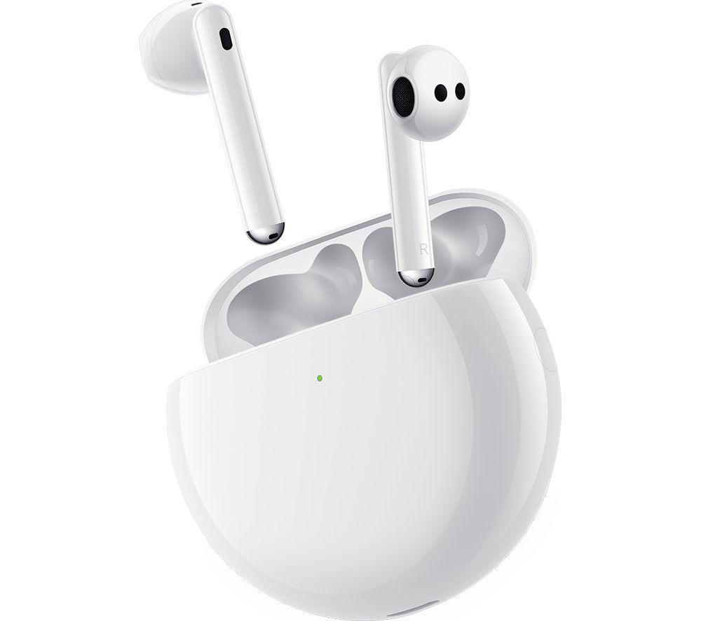 HUAWEI Freebuds 4 Wireless Bluetooth Noise-Cancelling Earphones - White
