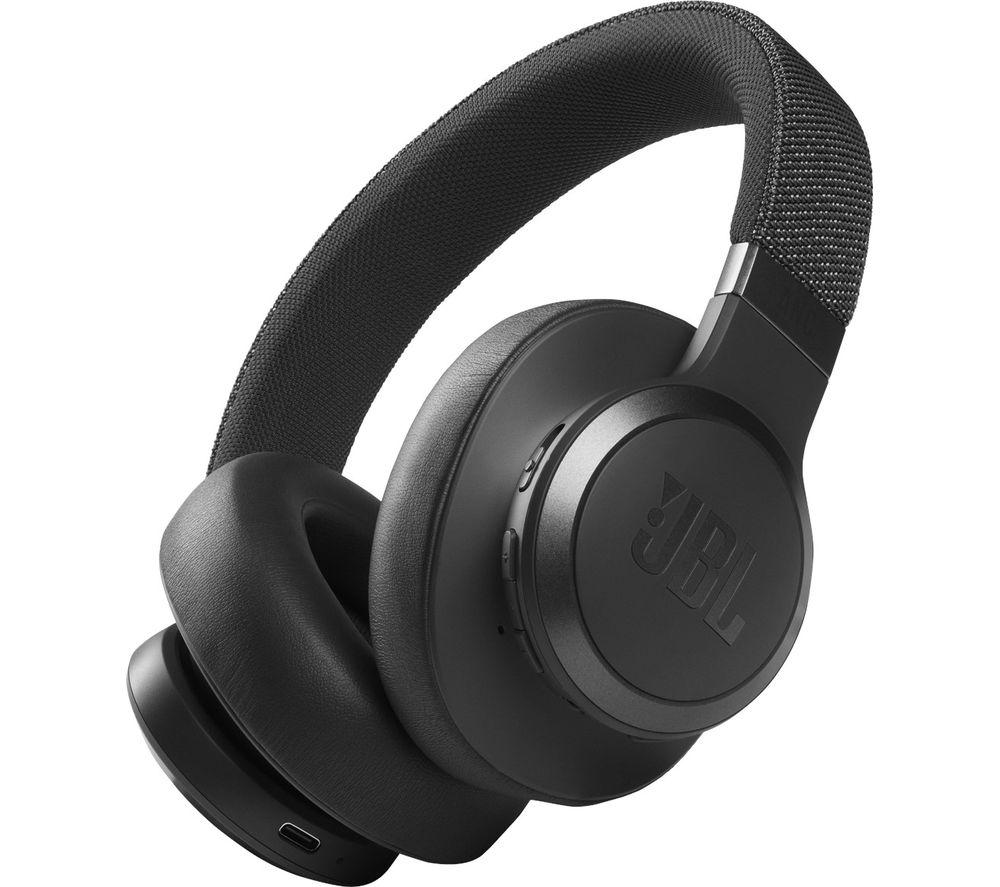 JBL Live 660NC Wireless Bluetooth Noise-Cancelling Headphones - Black